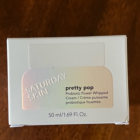 SATURDAY SKIN Pretty Pop Probiotic Power Whipped Cream, 1.69 oz Full Sz MSRP $57 - Picture 4 of 9